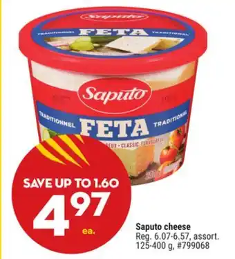 Giant Tiger Saputo cheese offer