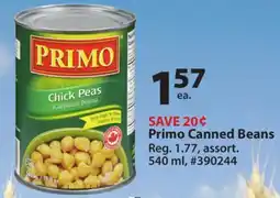 Giant Tiger Primo Canned Beans offer