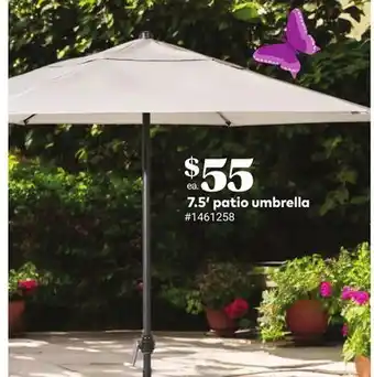 Giant Tiger 7.5' patio umbrella offer