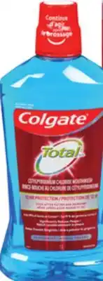 Giant Tiger Colgate mouthwash offer