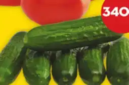 Giant Tiger mini cucumbers offer