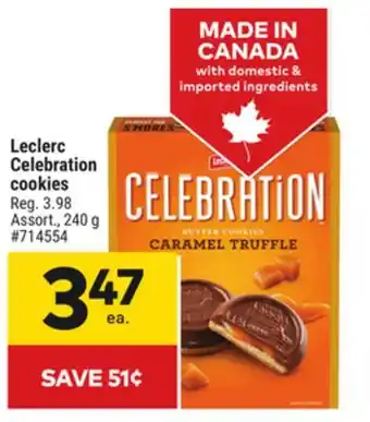 Giant Tiger Leclerc Celebration cookies offer