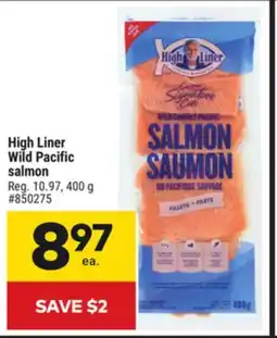 Giant Tiger High Liner Wild Pacific salmon offer