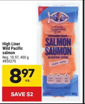 Giant Tiger High Liner Wild Pacific salmon offer