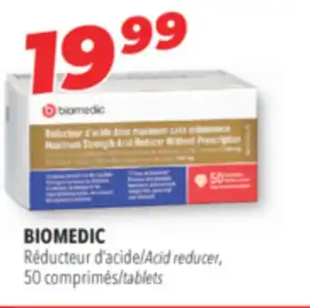 Familiprix BIOMEDIC Acid reducer, 50 tablets offer