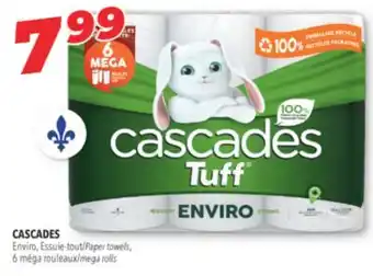 Familiprix CASCADES Paper towels, mega rolls offer