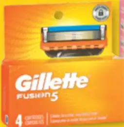 Familiprix GILLETTE Selected cartridges or razors offer