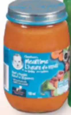 Familiprix GERBER Selected baby foods offer