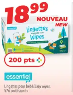 Familiprix Lingettes Baby wipes 576 units offer