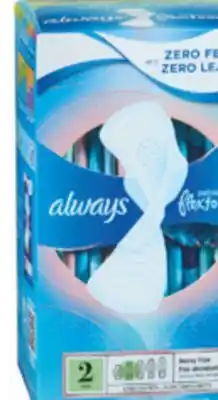 Familiprix ALWAYS Selected pads or TAMPAX Selected tampons offer