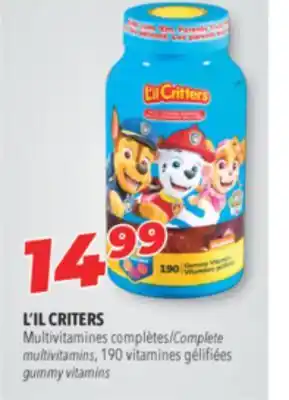 Familiprix L'IL CRITERS gummy vitamins offer