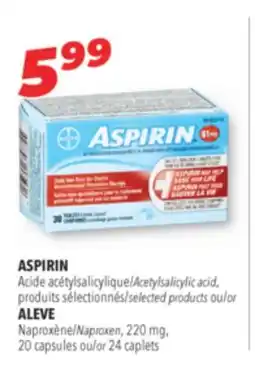 Familiprix ASPIRIN Acetylsalicylic acid offer