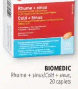 Familiprix BIOMEDIC Rhume + sinus/Cold + sinus offer