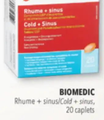 Familiprix BIOMEDIC Rhume + sinus/Cold + sinus offer