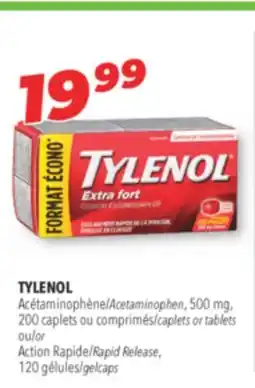 Familiprix TYLENOL caplets or tablets offer