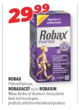 Familiprix ROBAX Platinum or ROBAXIN Back and muscle pain offer