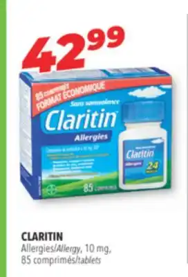 Familiprix CLARITIN Allergy, 10 mg, tablets offer