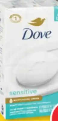 Familiprix Dove Sensitive skin soap bar 6x106g offer