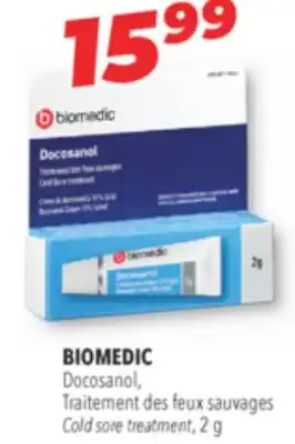 Familiprix BIOMEDIC Docosanol, Cold sore treatment, 2 g offer