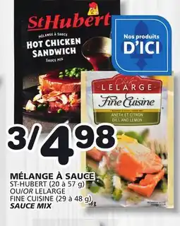 IGA MÉLANGE À SAUCE ST-HUBERT OU LELARGE offer