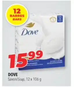 Familiprix DOVE Soap, 12 x 106 g offer