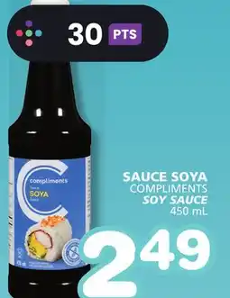 IGA SAUCE SOYA COMPLIMENTS offer