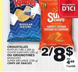 IGA CROUSTILLES OU GRIGNOTINES offer