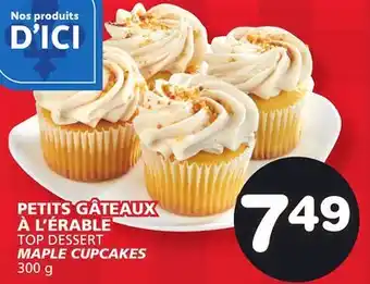 IGA PETITS GÂTEAUX À L'ÉRABLE TOP DESSERT offer