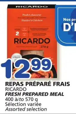 IGA REPAS PRÉPARÉ FRAIS RICARDO offer