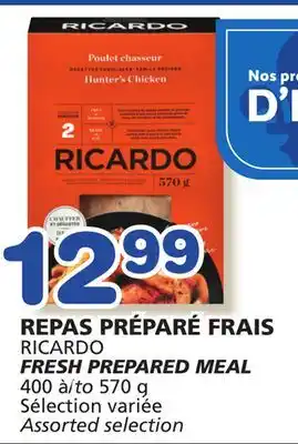 IGA REPAS PRÉPARÉ FRAIS RICARDO offer