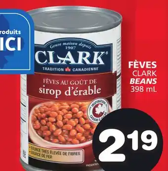 IGA FÈVES CLARK offer