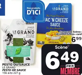 IGA PESTO OU SAUCE LE GRAND offer