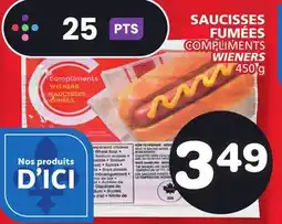 IGA SAUCISSES FUMÉES COMPLIMENTS offer