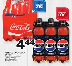 IGA PEPSI OU COCA-COLA offer