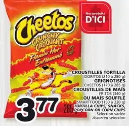 IGA CROUSTILLES TORTILLA GRIGNOTISES CROUSTILLES DE MAÏS OU MAÏS SOUFFLÉ offer