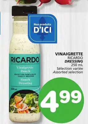 IGA VINAIGRETTE RICARDO offer