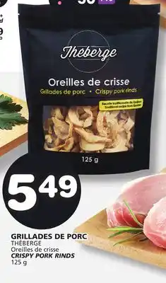 IGA GRILLADES DE PORC THÉBERGE offer