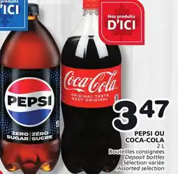 IGA PEPSI OU COCA-COLA offer