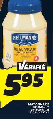 IGA HELLMANN'S MAYONNAISE offer