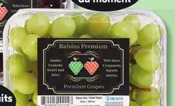 IGA PREMIUM GREEN SEEDLESS GRAPES offer