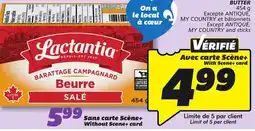 IGA LACTANTIA BUTTER offer