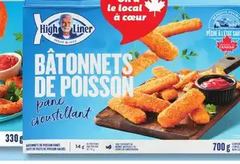 IGA HIGH LINER FROZEN BREADED FISH FILLETS offer