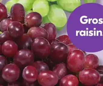 IGA SEEDLESS RED GRAPES offer