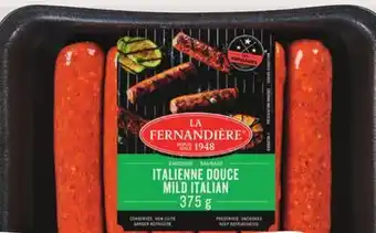 IGA LA FERNANDIÈRE FRESH SAUSAGES offer