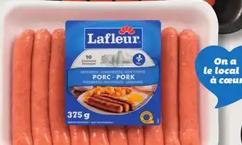 IGA LAFLEUR FRESH SAUSAGES OR BREAKFAST SAUSAGES offer