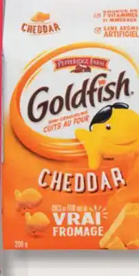 IGA PEPPERIDGE FARM GOLDFISH CRACKERS offer