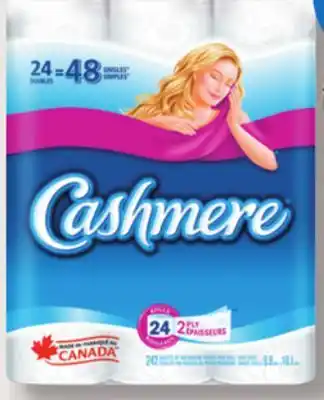 IGA CASHMERE BATHROOM TISSUE offer