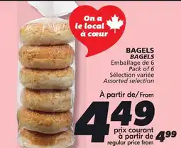 IGA BAGELS offer