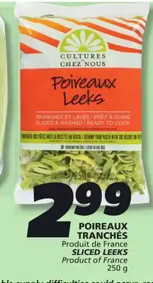 IGA SLICED LEEKS offer