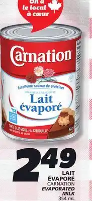 IGA CARNATION EVAPORATED MILK offer